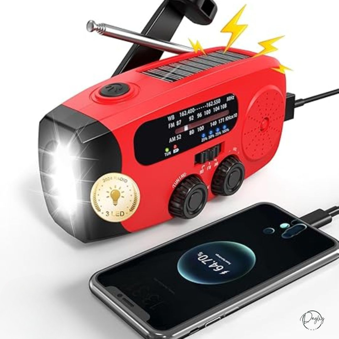 Emergency Radio™ | Reliable light, power and news in any situation
