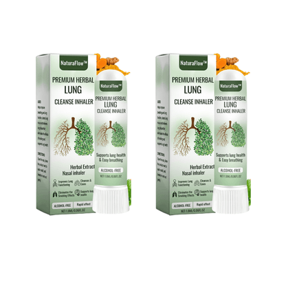 NaturaFlow™ Lung Detox Inhaler | 97% fewer contaminants: breathe freely in just 15 minutes!