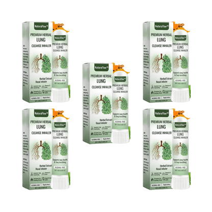 NaturaFlow™ Lung Detox Inhaler | 97% fewer contaminants: breathe freely in just 15 minutes!