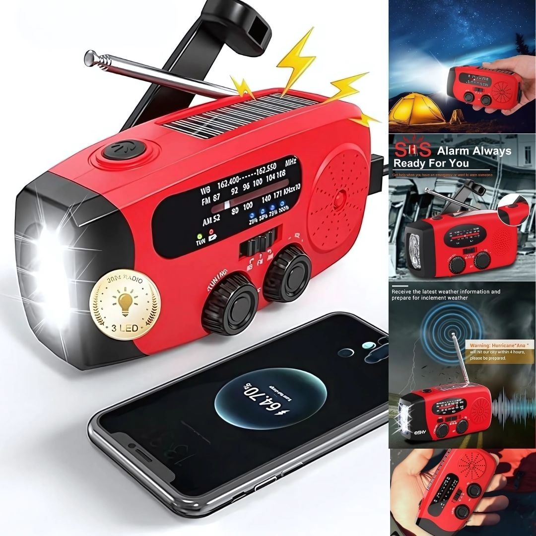 Emergency Radio™ | Reliable light, power and news in any situation