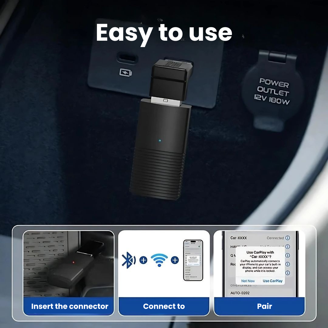 AutoLink™ | Wireless CarPlay and Android Auto adapter